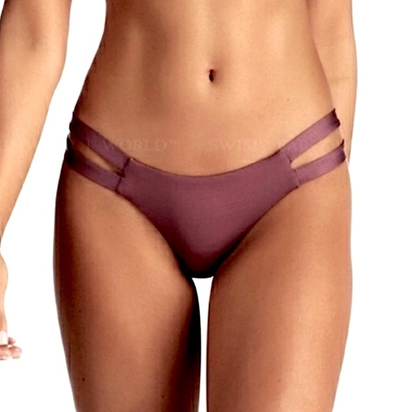 Vitamin A Dual Side Strap Bikini Bottom - Picture 2 of 12